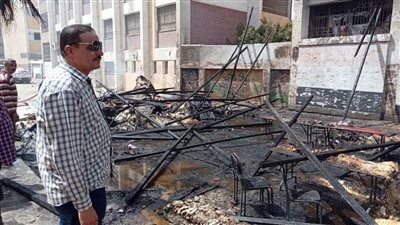 2 مليون جنية خسائر حريق معرض 