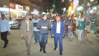 نائب محافظ بني سويف يتفقد مستوى الخدمات ومعارض أهلا رمضان بناصر