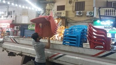 رفع ٨٧٠ حالة إشغال طريق في حملة مكبرة بالبحيرة