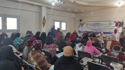 تنفيذ قوافل سكانية شاملة بقرى وادي النطرون وحوش عيسي بالبحيرة