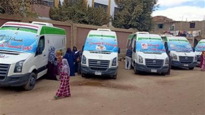 قافلة طبية بقرية السبع آبار الغربية الإسماعيلية 