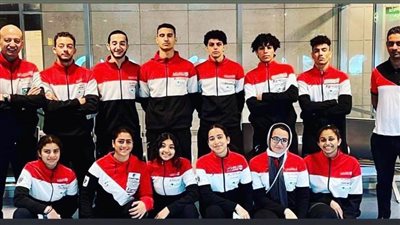 الفوج الثالث لبعثة السلاح يغادر القاهرة للمشاركة في بطولة العالم بدبي