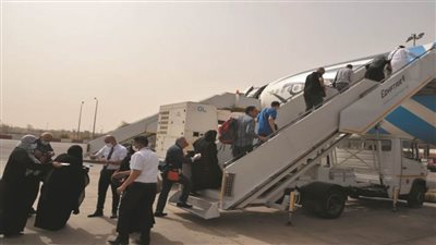 بعثة عمرة شهر رمضان للقوات المسلحة تغادر إلى الأراضي المقدسة