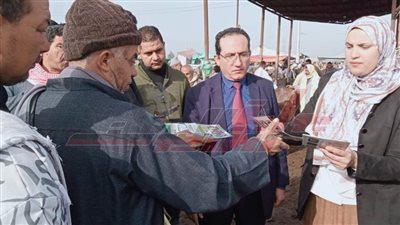 قوافل إرشادية وتوعوية بأسواق الماشية بكفر الشيخ