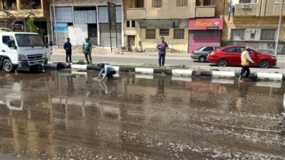 رئيس حي ثان الإسماعيلية يتابع تطهير شارع شبين الكوم ووادي حلفا 