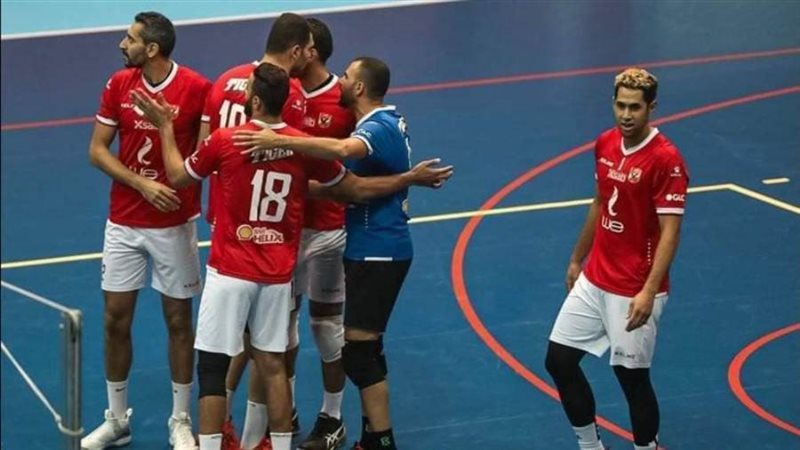 رجال طائرة الأهلي