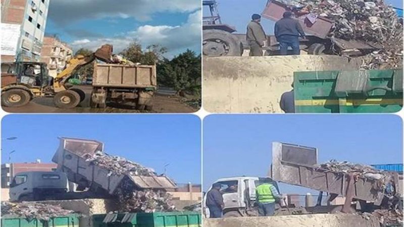 حرق ١٩٠ طن مخلفات