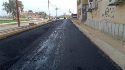 رفع 125 طن قمامة ونفايات ورصف الشوارع وتجميل أكشاك الكهرباء بالفشن 