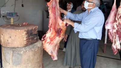 القاهرة تفحص محال بيع اللحوم للحفاظ على صحة المواطنين