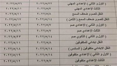 تعرف على مواعيد امتحانات جميع الصفوف من الرابع الابتدائي حتى الثالث الإعدادي بالمنيا