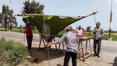 رفع الإشغالات وكفاءة الإنارة العامة بكفر الشيخ