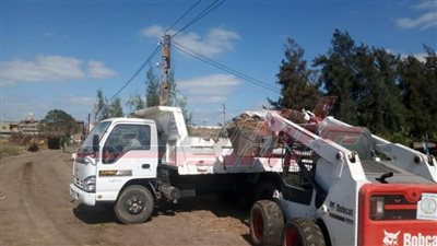 حملات نظافة وتركيب الإنترلوك بلدورات بكفر الشيخ