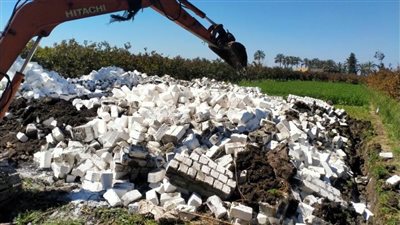 إزالة 18 حالة تعدٍ على الأراضي الزراعية وأملاك الدولة بالبحيرة