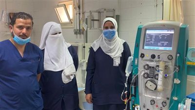لأول مرة بمستشفيات البحيرة... بدء تشغيل ماكينة الغسيل الدموي بريزما لمريض٦٥ عاما 