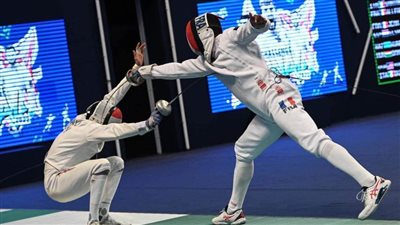 محمد السيد يحرز المركز السادس بكأس العالم لسلاح سيف المبارزة كبار بفرنسا