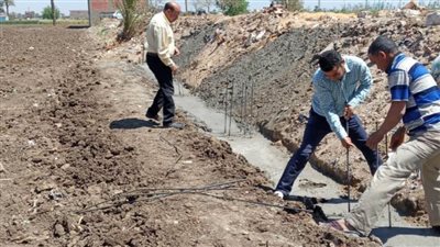 إزالة تعدٍّ في المهد على أرض زراعية ببني مزار