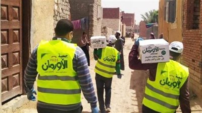 أورمان الشرقية تستمر في توزيع 10 آلاف كرتونة مواد غذائية و20 ألف كيلو لحوم خلال شهر رمضان 