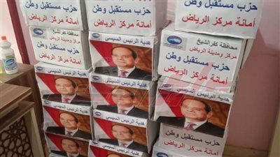  مستقبل وطن بكفر الشيخ يوزع 1100 كرتونة غذائية فى 3 مراكز