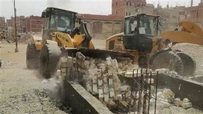 إزالة التعديات على الأراضي الزراعية وتطبيق القانون على المخالفين بالشرقية 