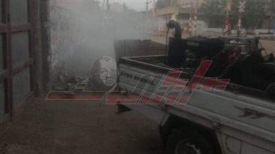 حملة مكبرة لمكافحة الباعوض والناموس في كفر الشيخ