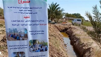 إعادة تأهيل 60 فدانًا وإحياء الأمل لدي 15 مزارعًا بالوادي الجديد