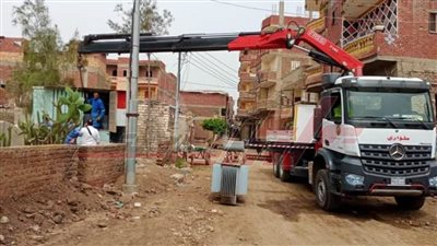 تزويد قدرات 3 محولات الكهرباء إلي 1600 كيلو فولت بكفر الشيخ