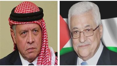 الرئيس الفلسطيني يبحث مع العاهل الأردني التصعيد الإسرائيلي بالمسجد الأقصى