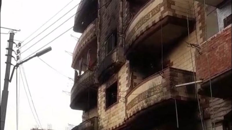 العقار المحترق