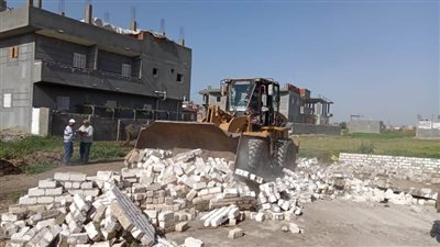 إزالة 13 حالة تعدٍ على الأراضي الزراعية وأملاك الدولة بالبحيرة