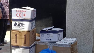 مساعدات طبية ومادية وشنط غذائية لمرضى عيادة الجذام بالبحيرة