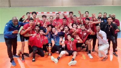 شباب يد الأهلي يتوج ببطولة كأس مصر على حساب سبورتنج