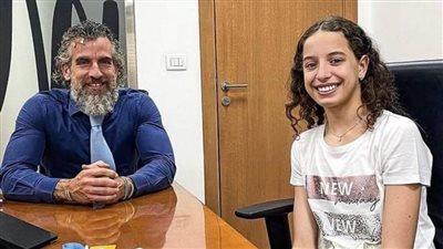 ممثل اليونيسف في مصر يستقبل بطلة تنس الطاولة هنا جودة