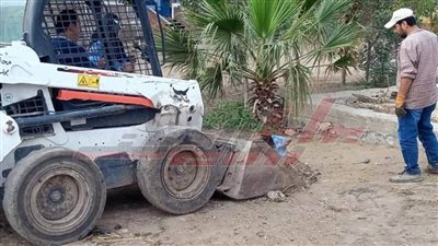 رئيس مدينة سيدي غازي يتابع أعمال النظافة والتجميل