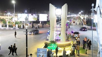 محافظ سوهاج يفتتح مجسم «الساعة» بمدخل كوبرى أخميم