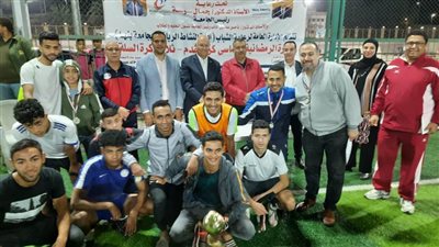 رئيس جامعة بنها يشهد ختام فعاليات الدورة الرمضانية لكرة القدم