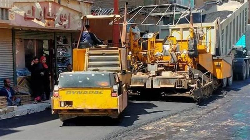 رصف شوارع بملوى