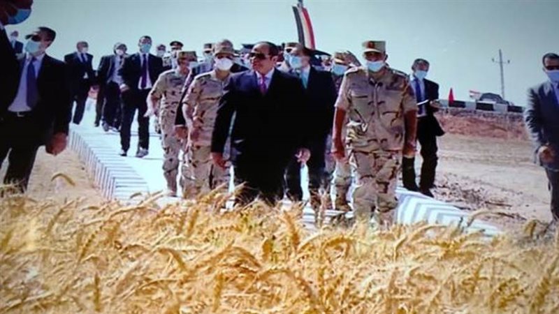 تفقد الرئيس السيسي