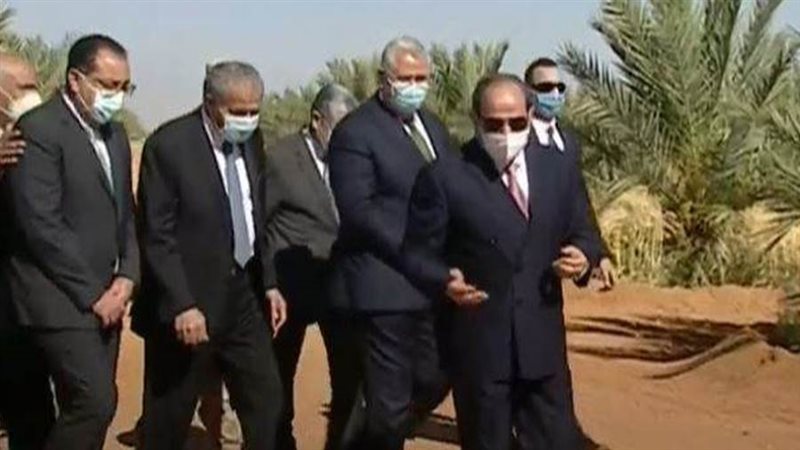 تفقد الرئيس السيسي