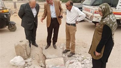 الجيزة تبدأ إصلاح التصدع بكوبري مزلقان مني الأمير بالحوامدية