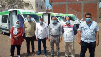 الكشف على ١٢٦٣ مواطنا في قافلة طبية مجانية بقرية الضهرية بالبحيرة