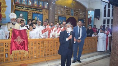 محافظ المنيا يهنئ قداسة البابا تواضروس الثاني بمناسبة عيد القيامة المجيد