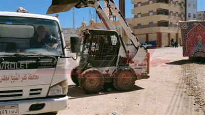 رفع 2010 أطنان مخلفات وحملات نظافة مكثفة بكفر الشيخ