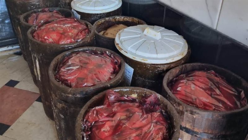 تموين وسط تضبط ملحوحه