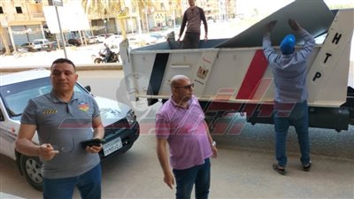 حملات يومية لرفع وإزالة الإشغالات بعاصمة كفر الشيخ