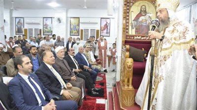 محافظ أسيوط يزور إيبارشيات منفلوط والدير المحرق والقوصية للتهنئة بعيد القيامة المجيد