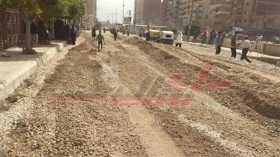 تمهيد وتسوية الطرق وصيانة خطوط مياه الشرب بكفر الشيخ