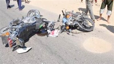 إصابة فتاتين فى حادث تصادم دراجتين بخاريتين بالقناطر الخيرية 