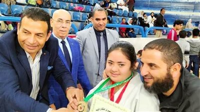 ريم طارق تحصد الميدالية الذهبية فى بطولة الجمهورية للكاراتيه لذوى الهمم