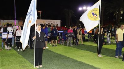 تتويج طالبات جامعتي الزقازيق ومدينة السادات أبطال دوري جامعات مصر