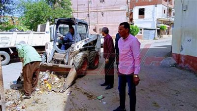 حملات نظافة مكثفة بجوار مدارس دسوق في كفر الشيخ